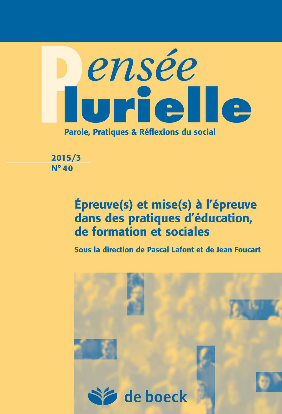 PENSEE PLURIELLE 2015/3 N.40