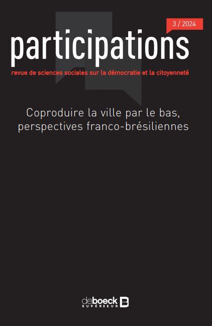 PARTI n° 40 - Coproduire la ville par le bas, perspectives franco-brésiliennes