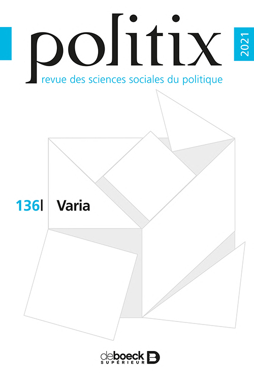 Politix 2021/4 - 136 - Varia