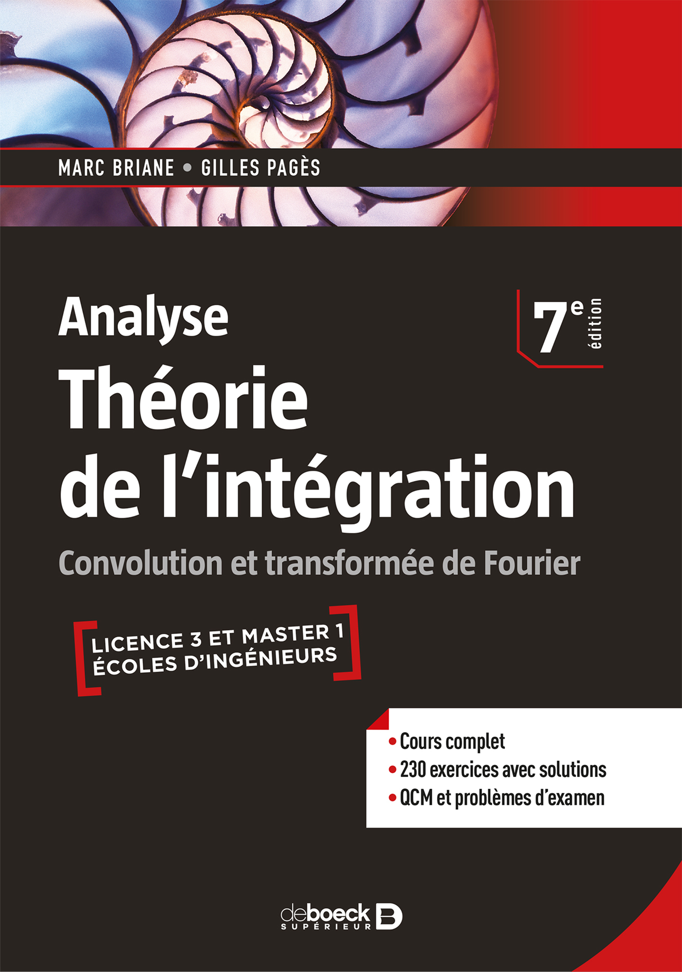 Analyse - Théorie de l'intégration