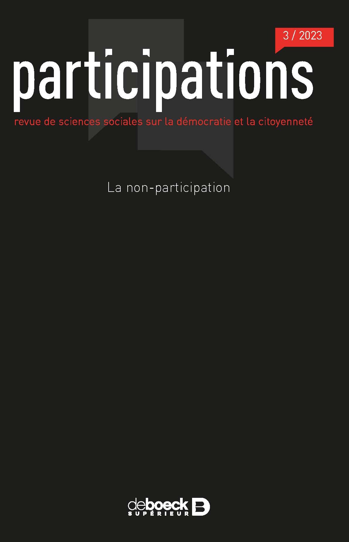 PARTI n° 37 - La non-participation
