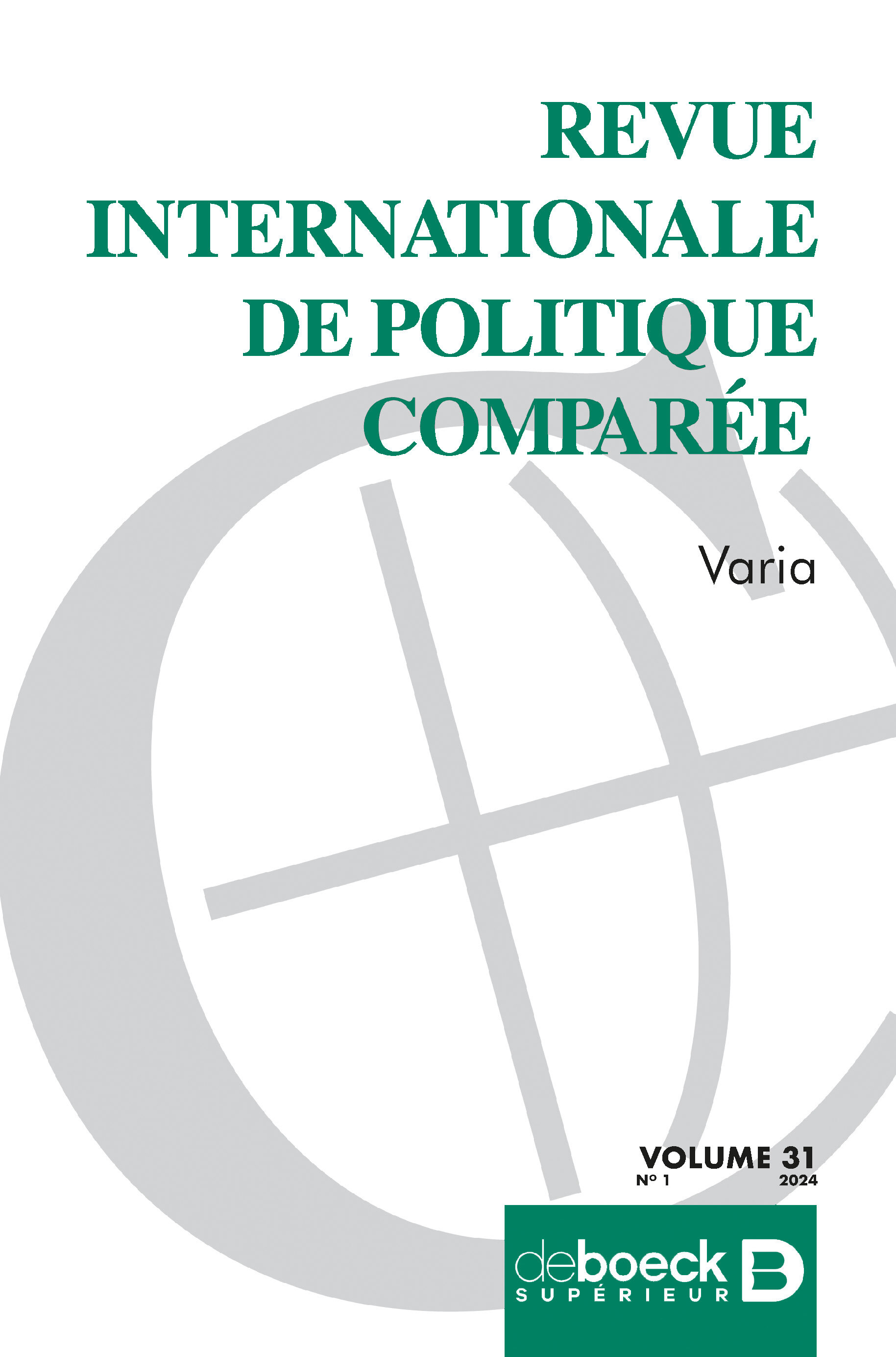 RIPC vol. 31 n° 1 - Varia