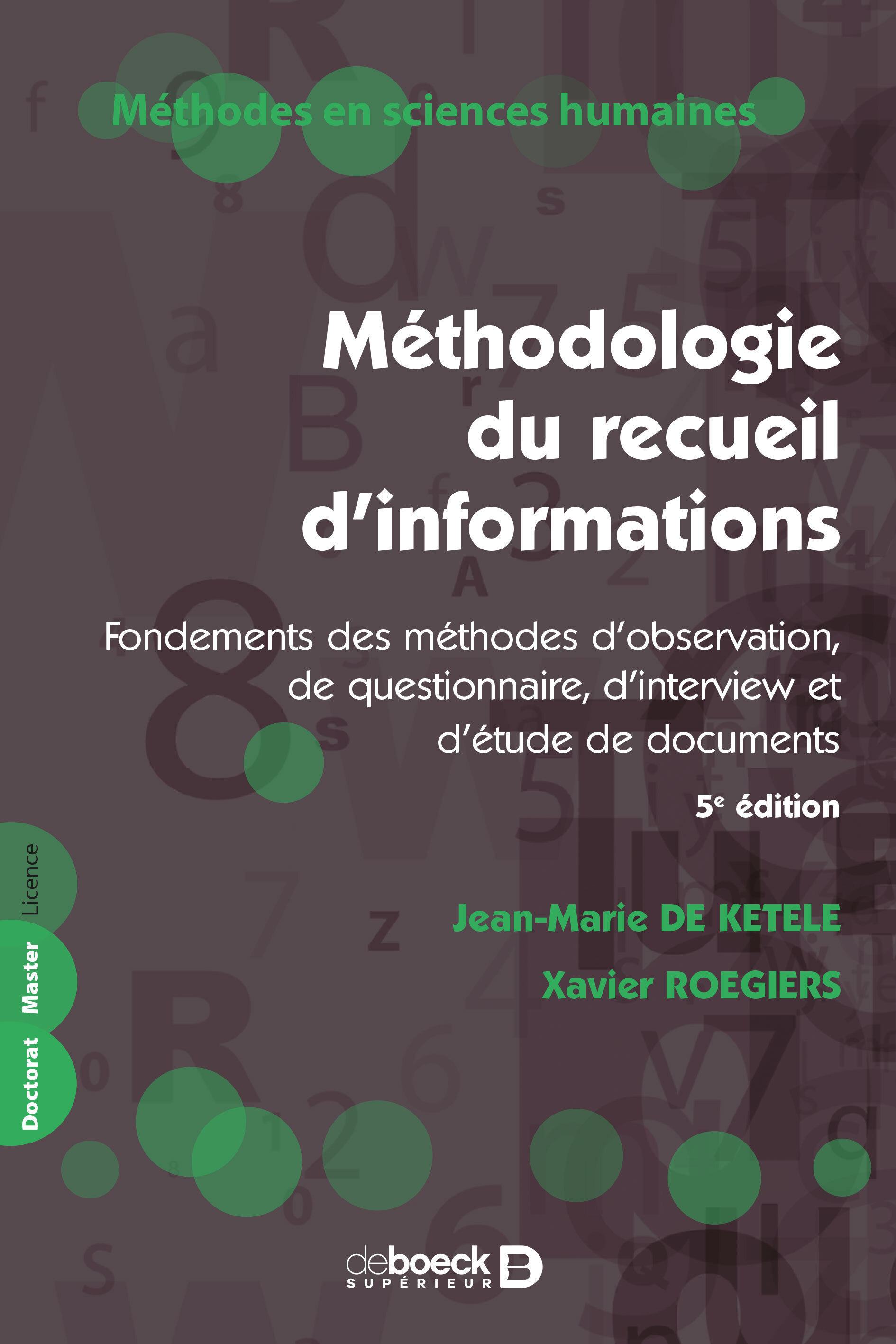 Méthodologie du recueil d'informations