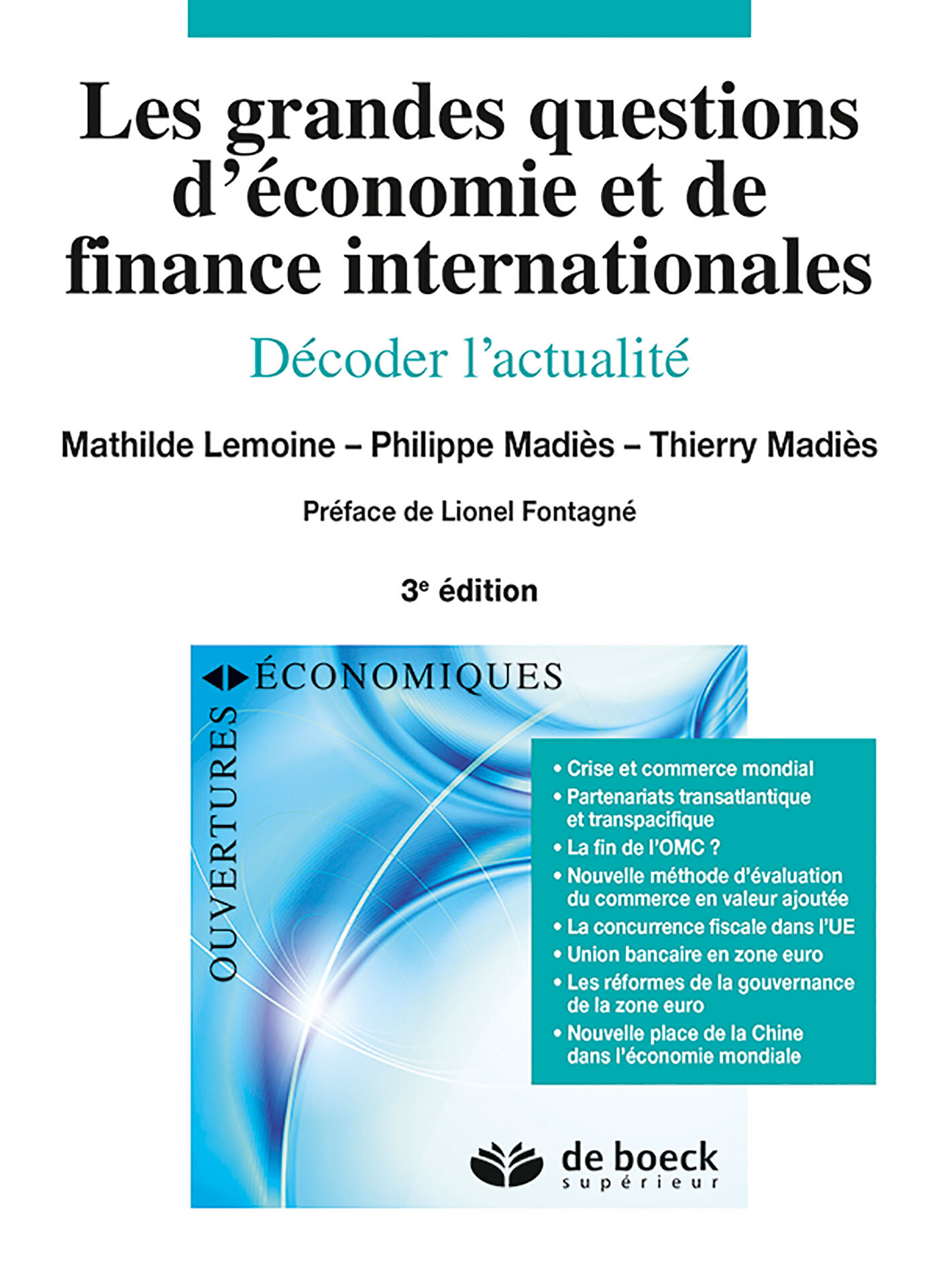 Les grandes questions d'économie et de finance internationales