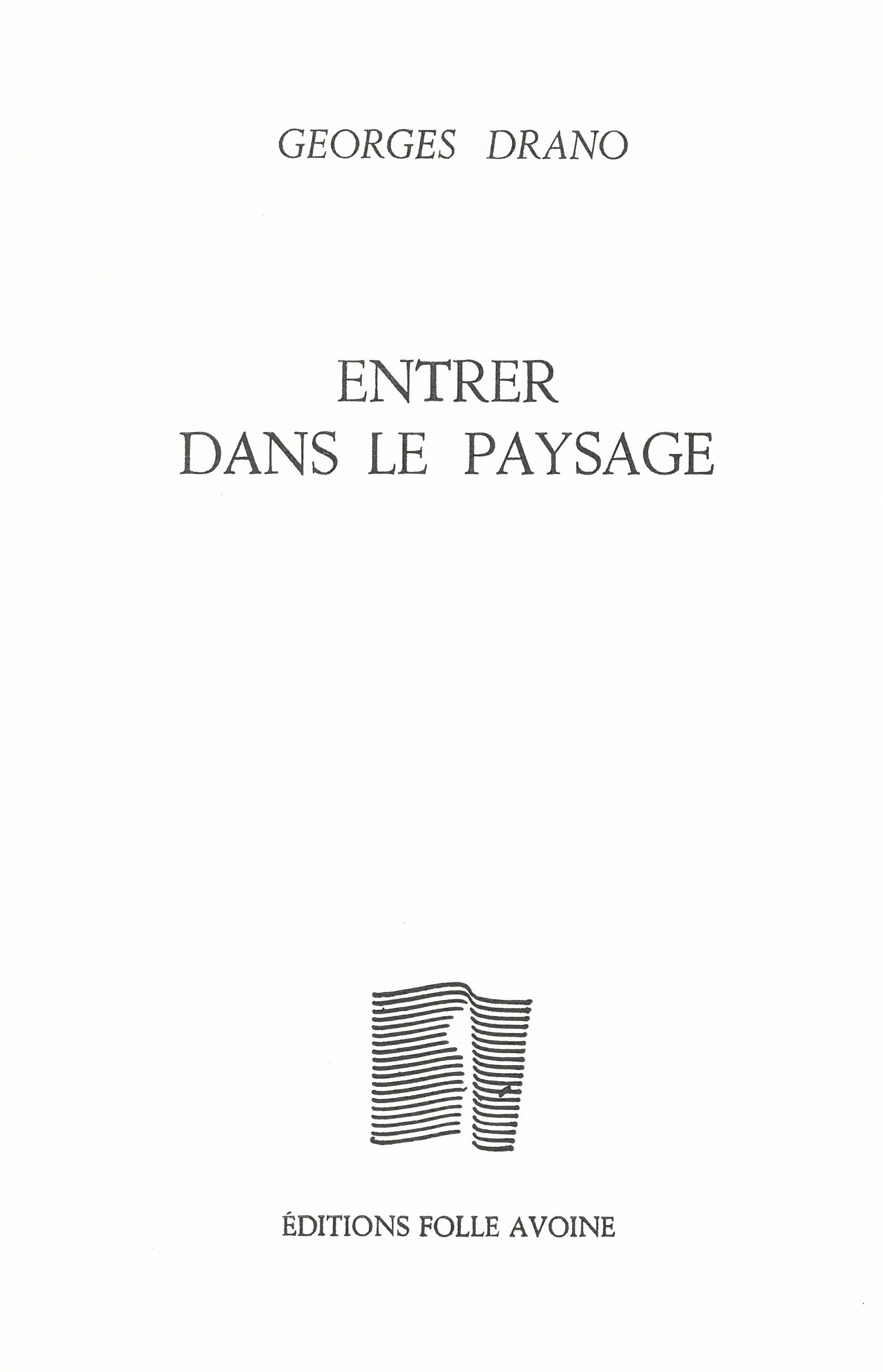 Entrer dans le paysage