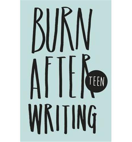 Burn after Writing Teen /anglais