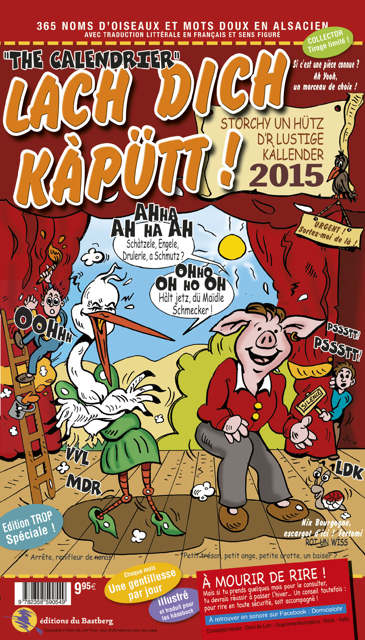 Calendrier "Storchy un Hütz" - LACH DICH KAPUTT 2015