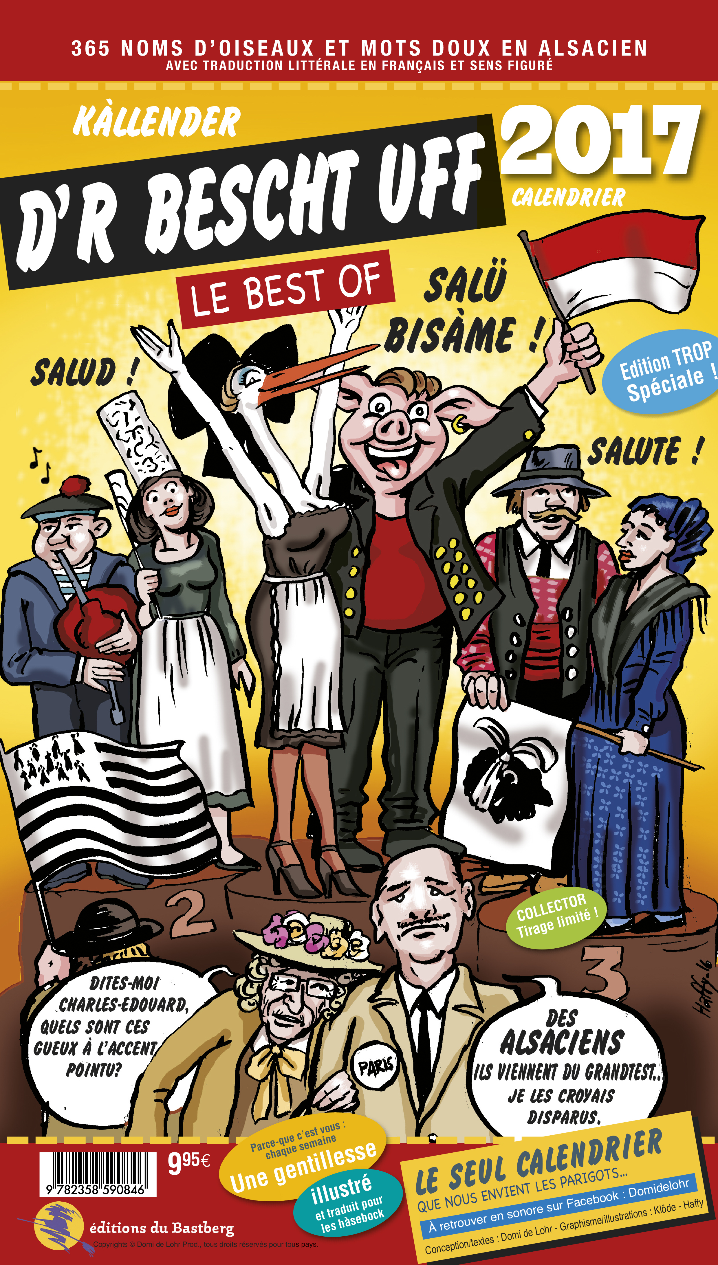 Calendrier "Storchy un Hütz" - D'R BESCHT UFF 2017