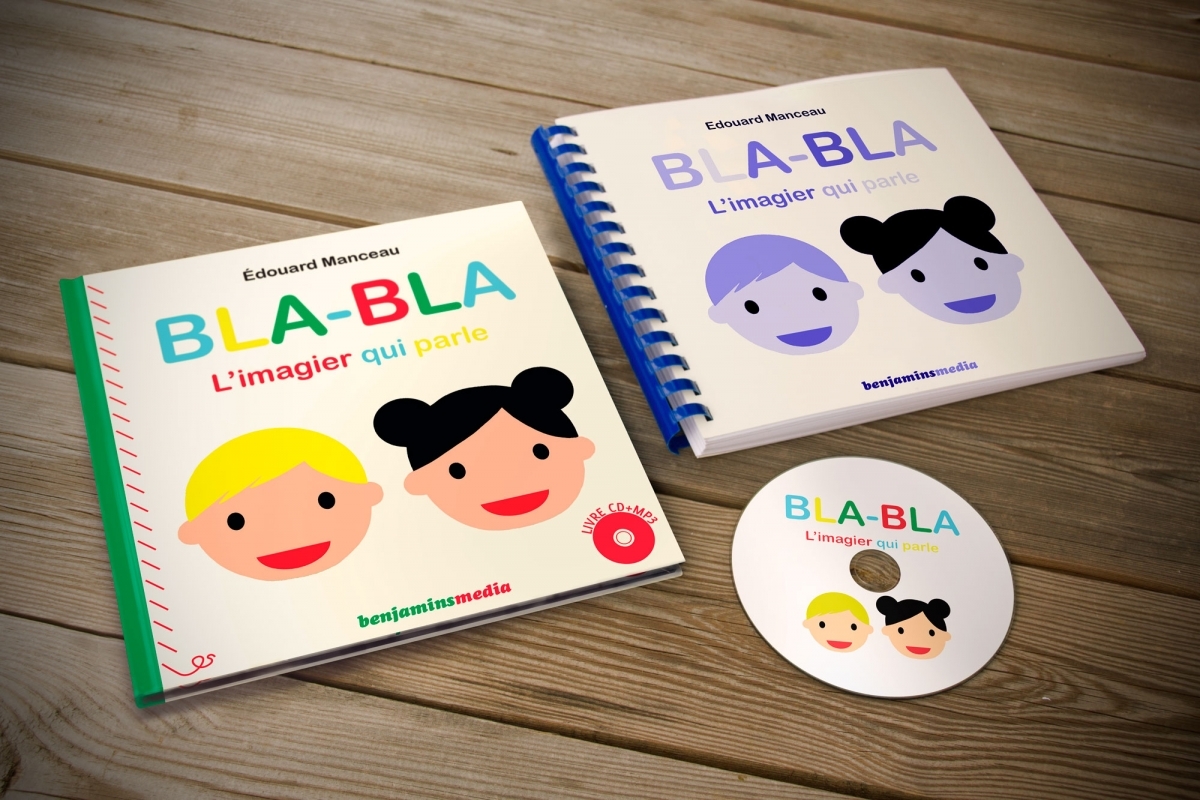 Blabla, l'imagier qui parle - Livre CD MP3/braille/gros cara