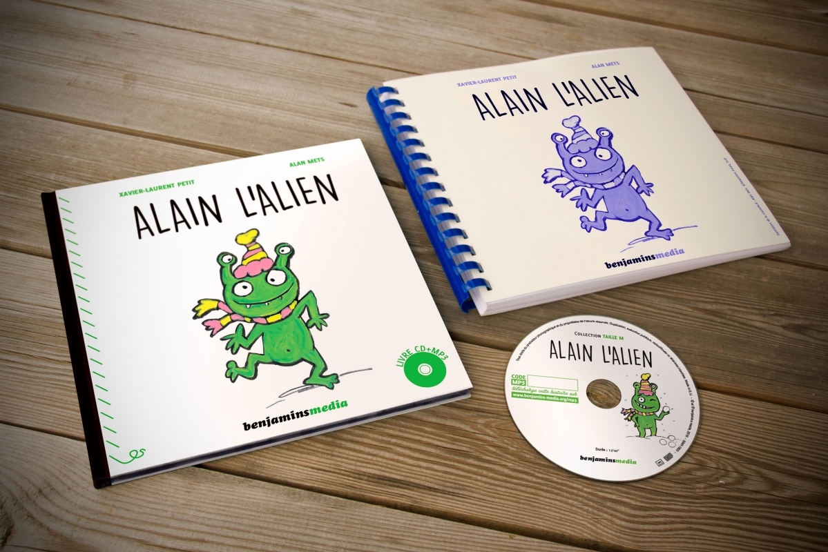 ALAIN L'ALIEN - LIVRE CD MP3/BRAILLE/GROS CARACTERES