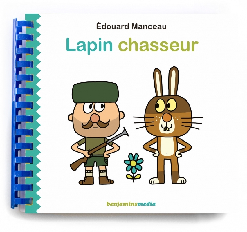 Lapin chasseur -  Livre CD MP3 Braille et Gros caractères