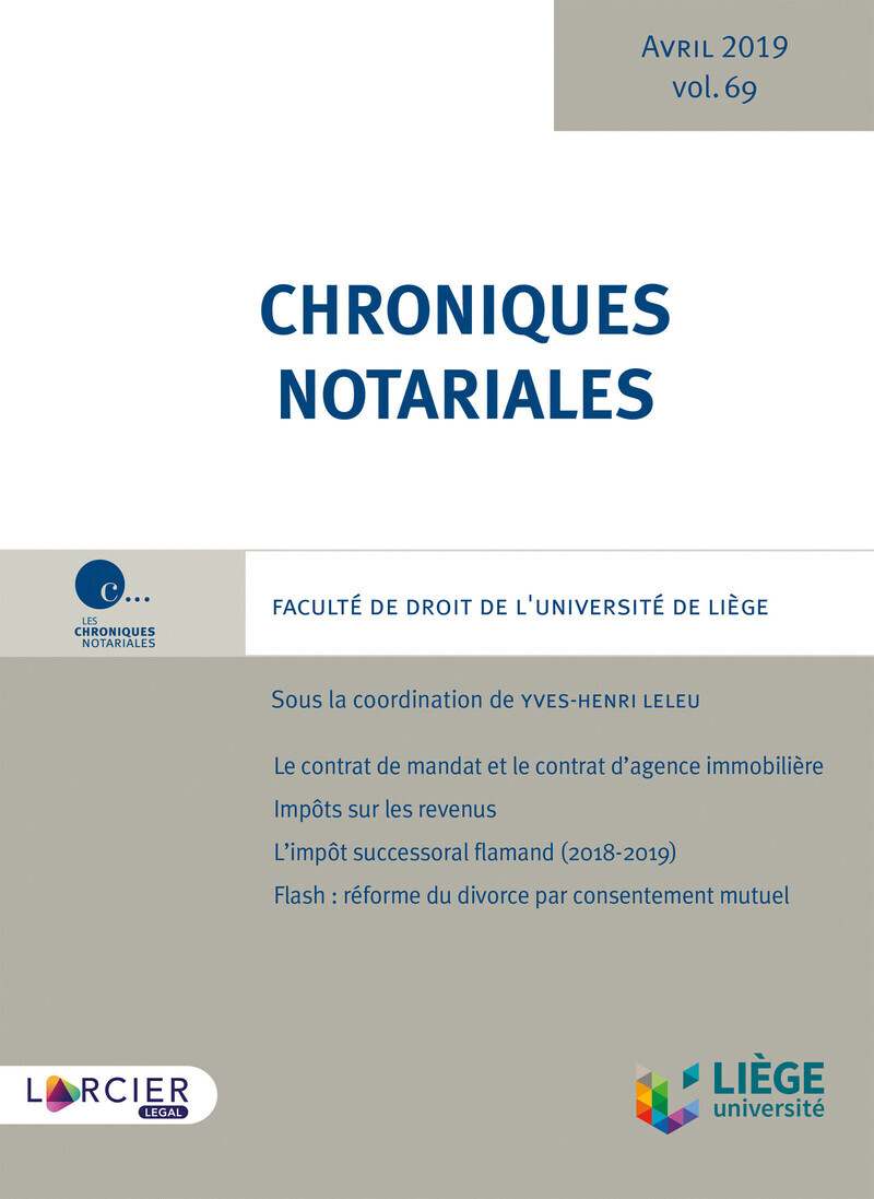 Chroniques notariales - Volume 69