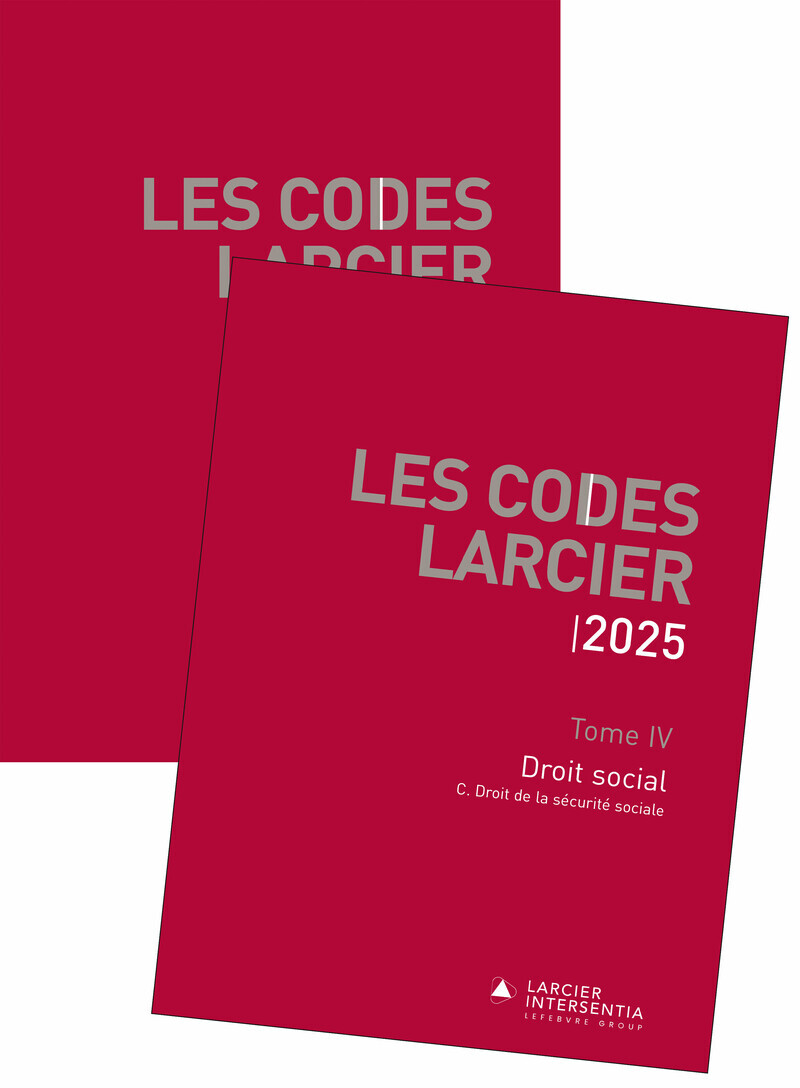Code Larcier - Tome IV - Droit social - À jour au 1er mars 2025