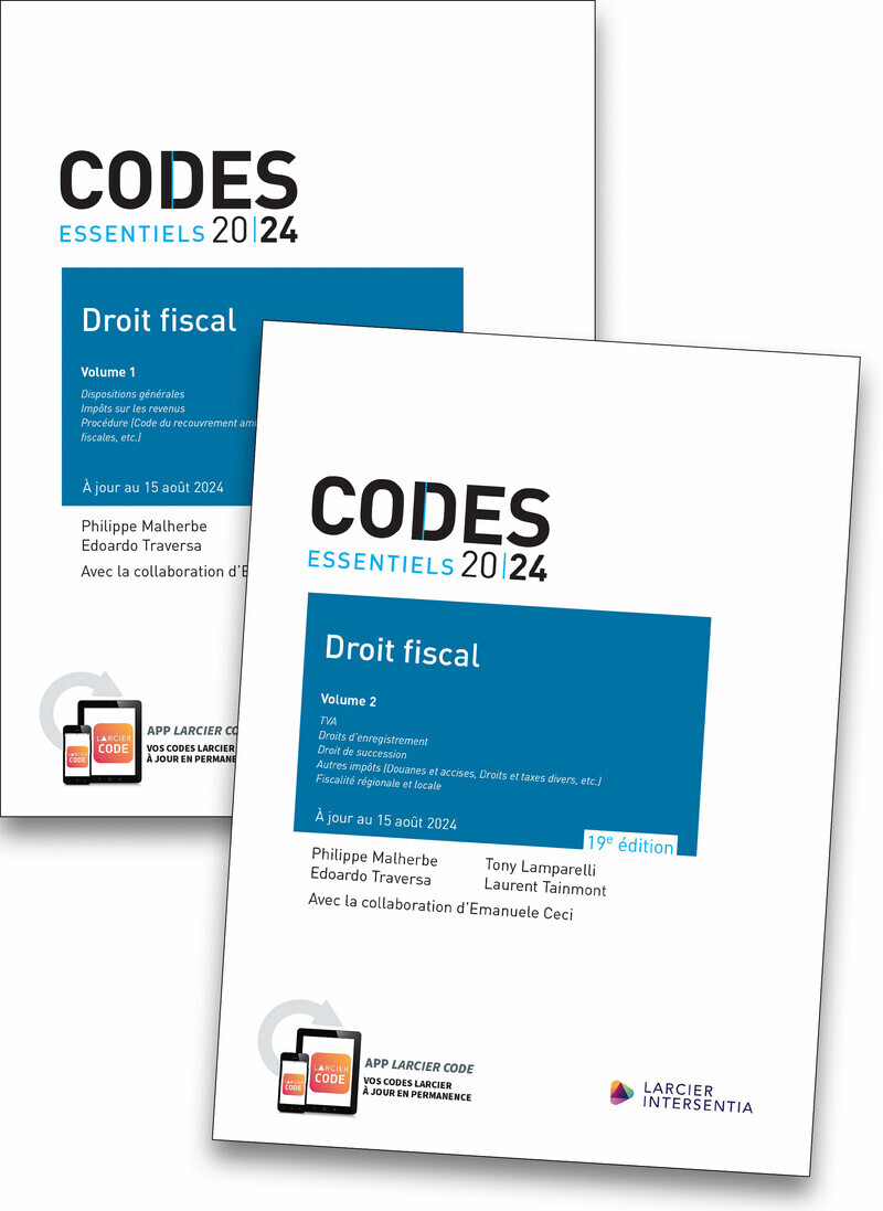 Code essentiel - Droit fiscal 2024 - À jour au 15 août 2024 (2 volumes)