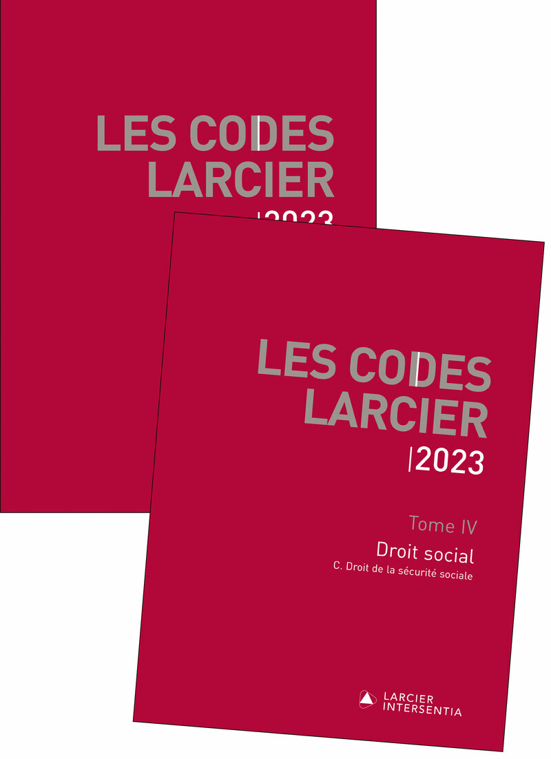 Codes Larcier 2023 - Tome 4 Droit social