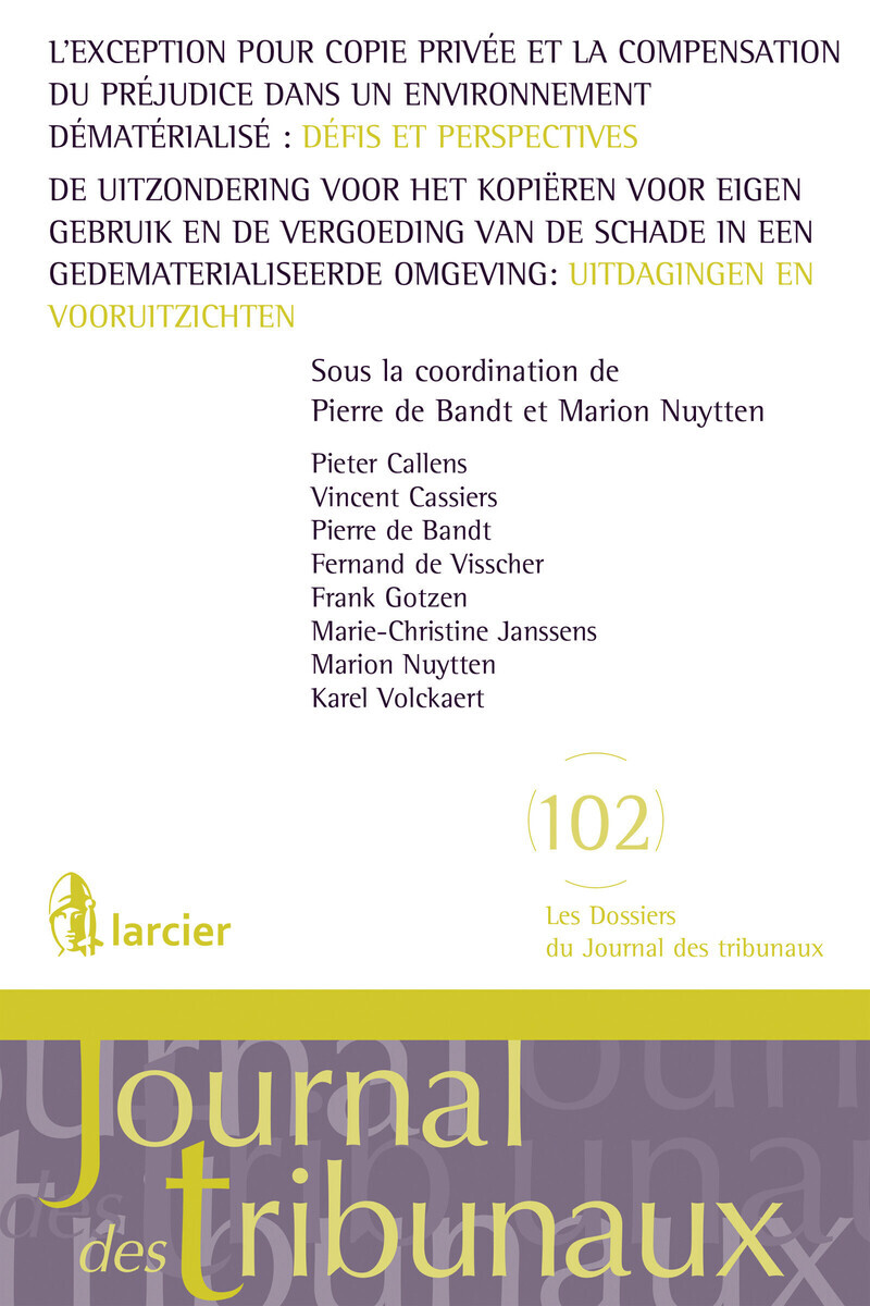 Exception pour copie privée et la compensation du préjudice dans un environnement dématérialisé : défis et perspectives