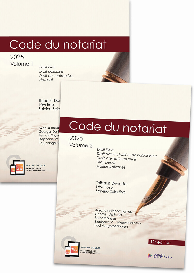 Code du notariat 2025 (2 volumes)