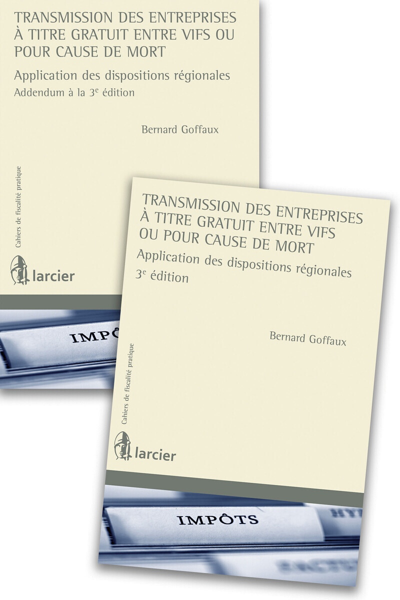 Transmission des entreprises à titre gratuit - Livre et Addendum - Livre et Addendum - Tome 20