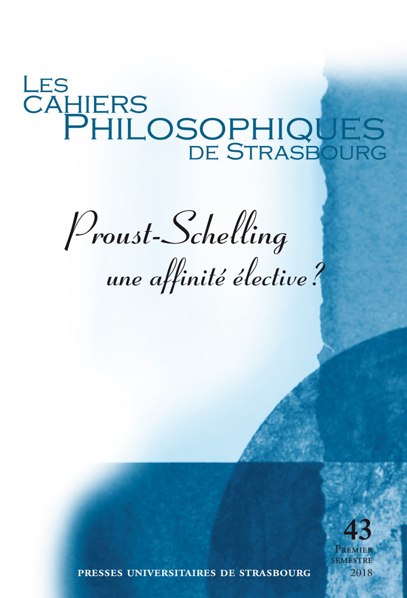 PROUST-SCHELLING UNE AFFINITE ELECTIVE?