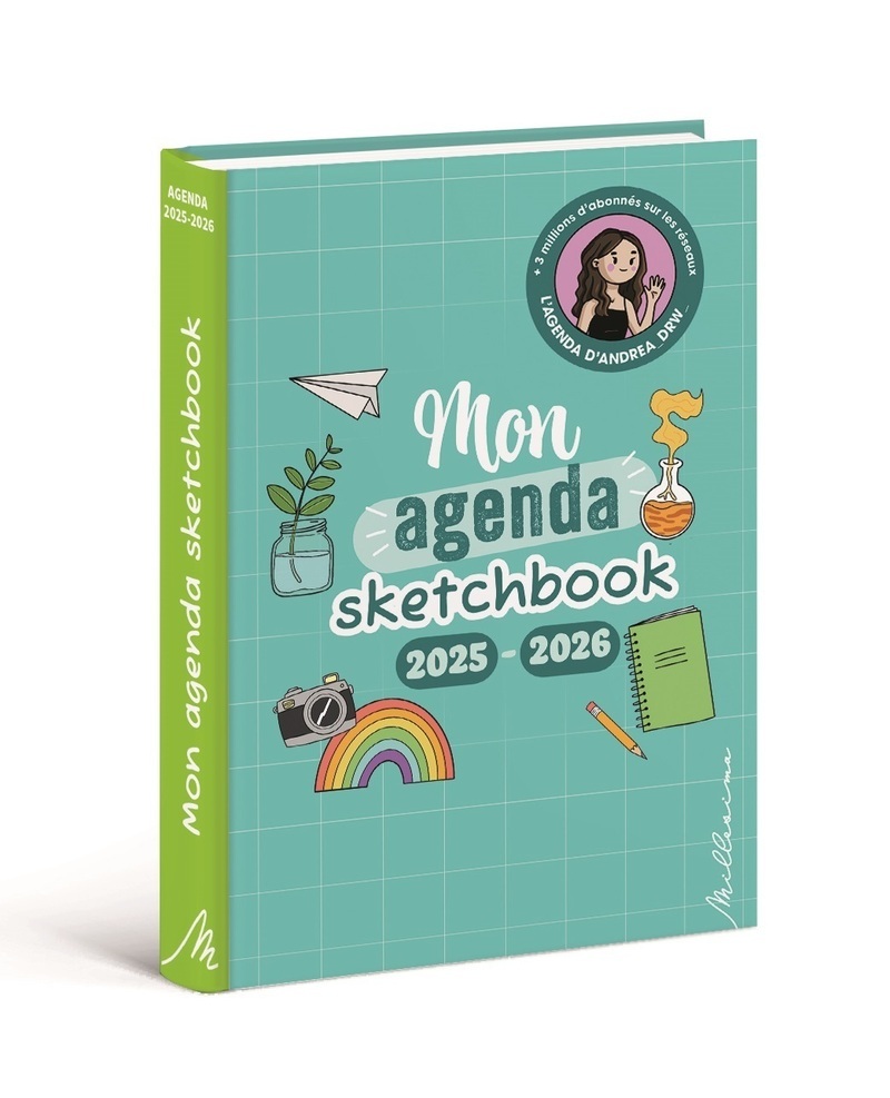 Mon Agenda Sketchbook avec Andréa_drw_ 2025-2026