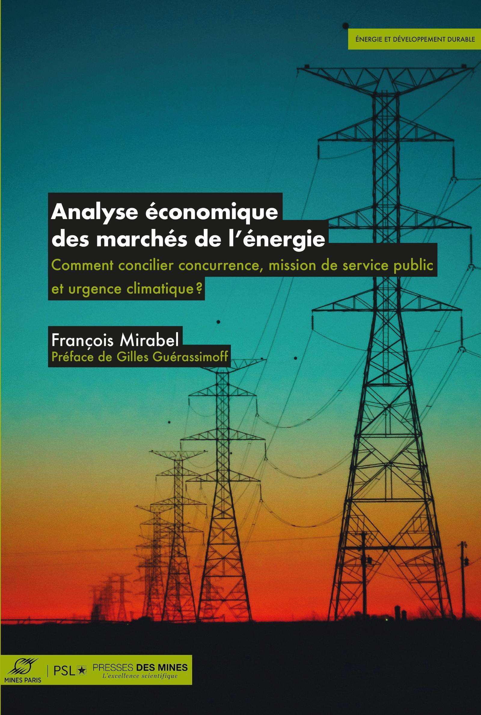 Analyse économique des marchés de l'énergie
