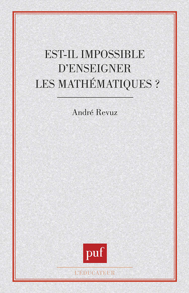Est-il impossible  d'enseigner math.
