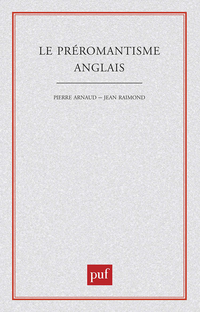 Le préromantisme anglais