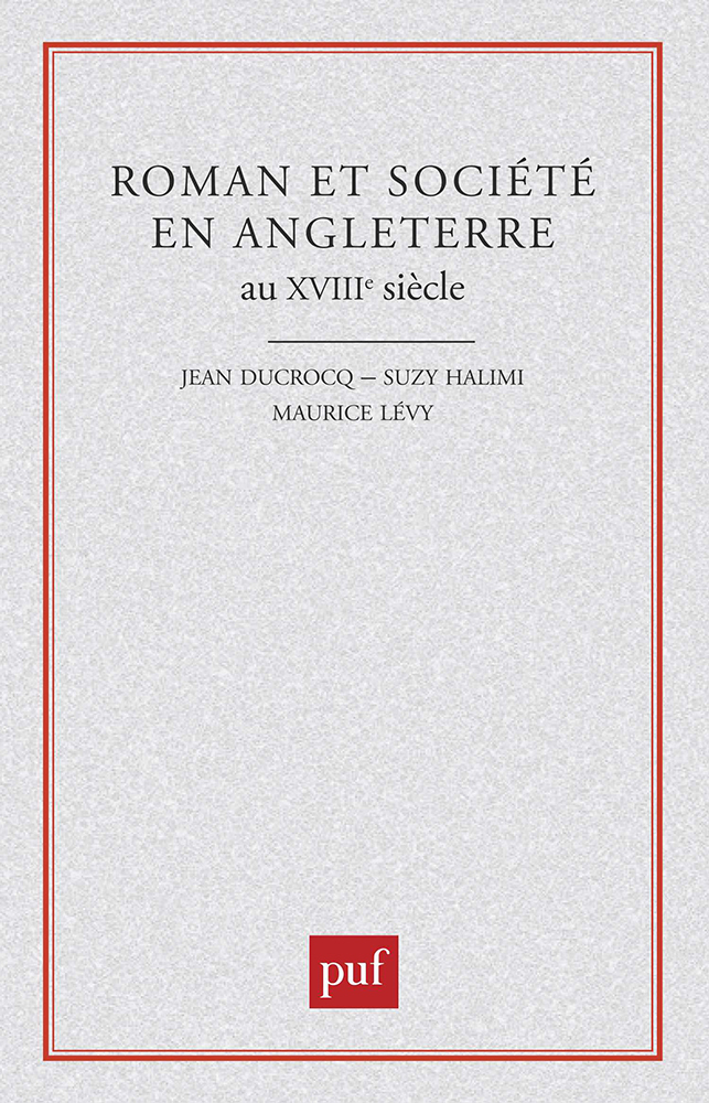 Roman et société en Angleterre au XVIIIe siècle