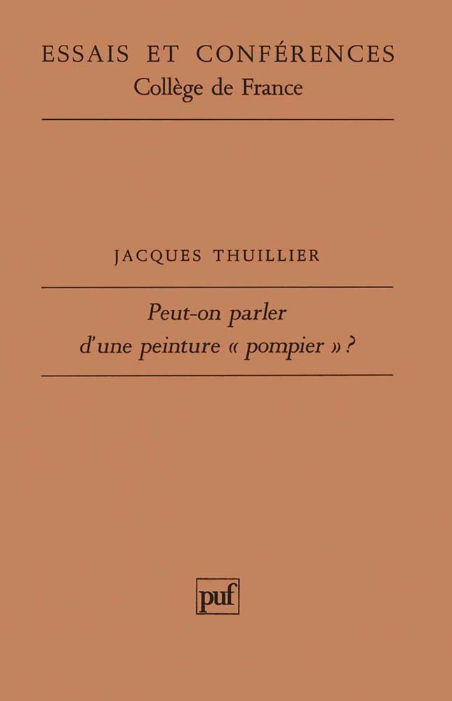 Peut-on parler d'une peinture « pompier » ?