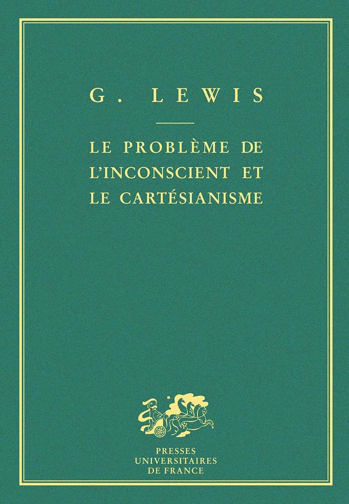 Le problème de l'inconscient et le cartésianisme
