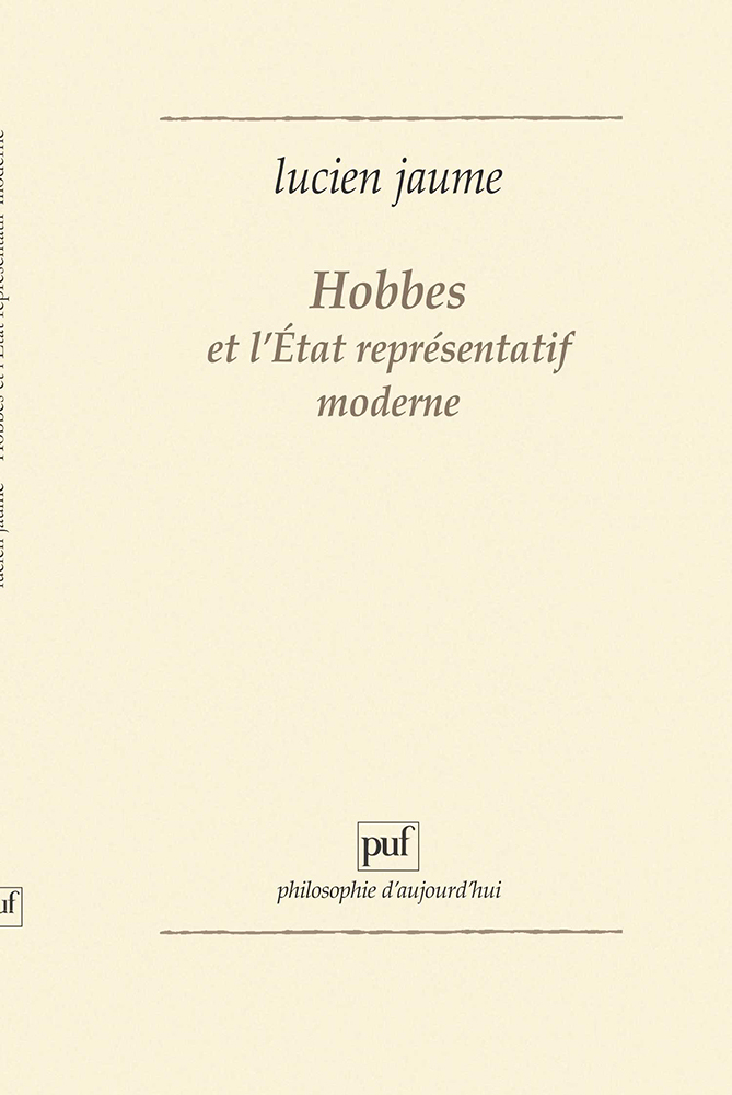 Hobbes et l'État représentatif moderne