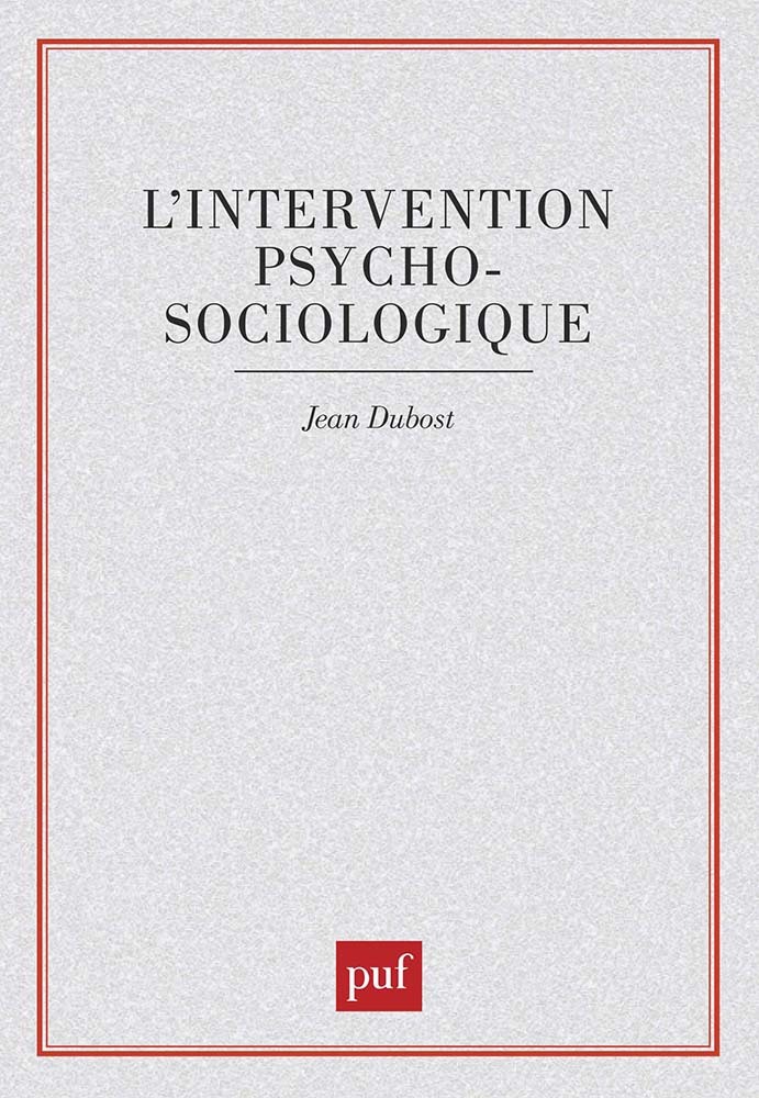 L'intervention psychosociologique