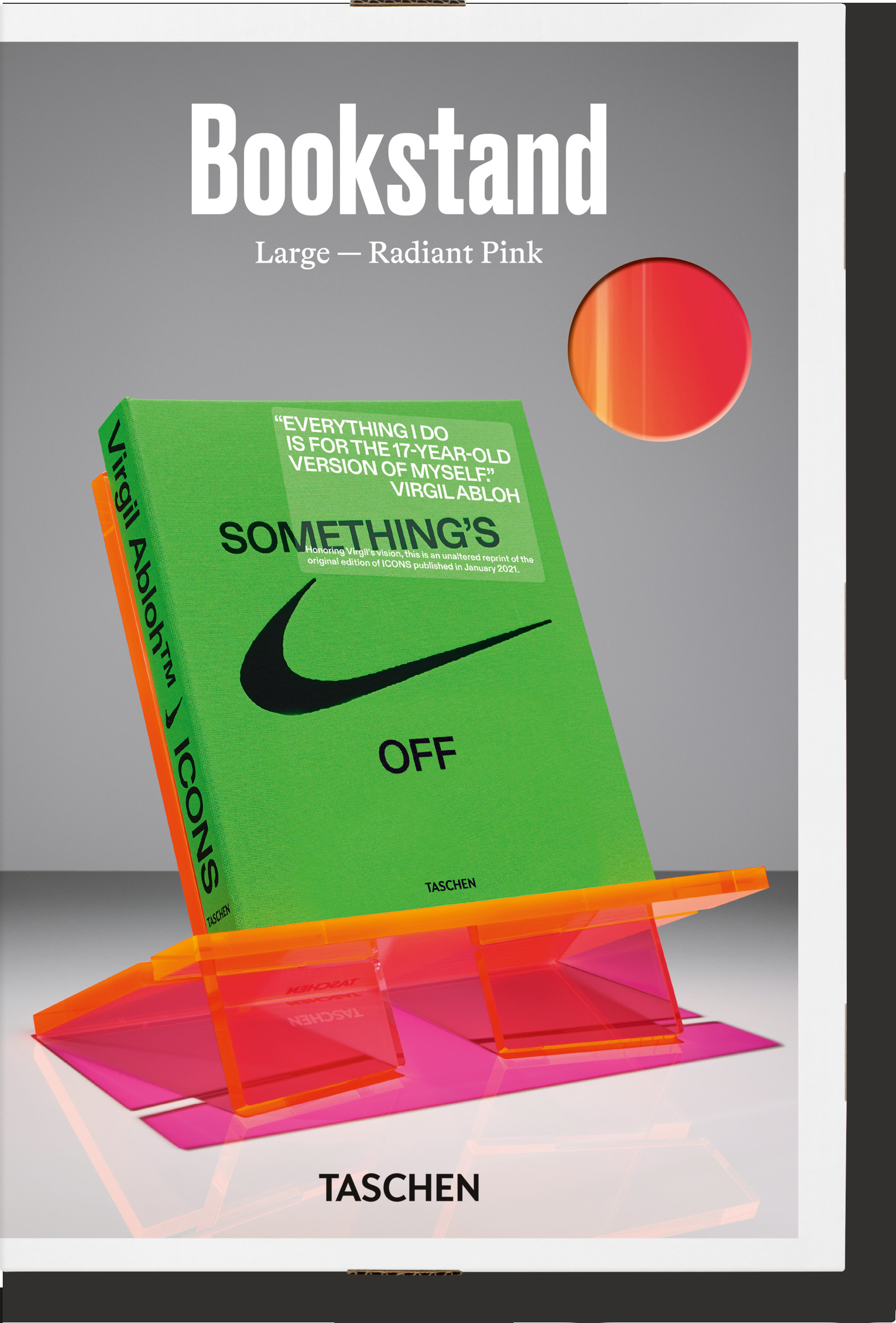 Bookstand. Large. Radiant Pink