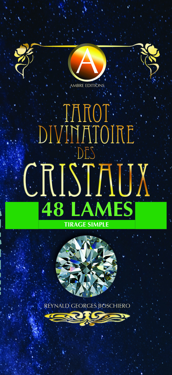 Tarot divinatoire des cristaux 48 lames - Coffret