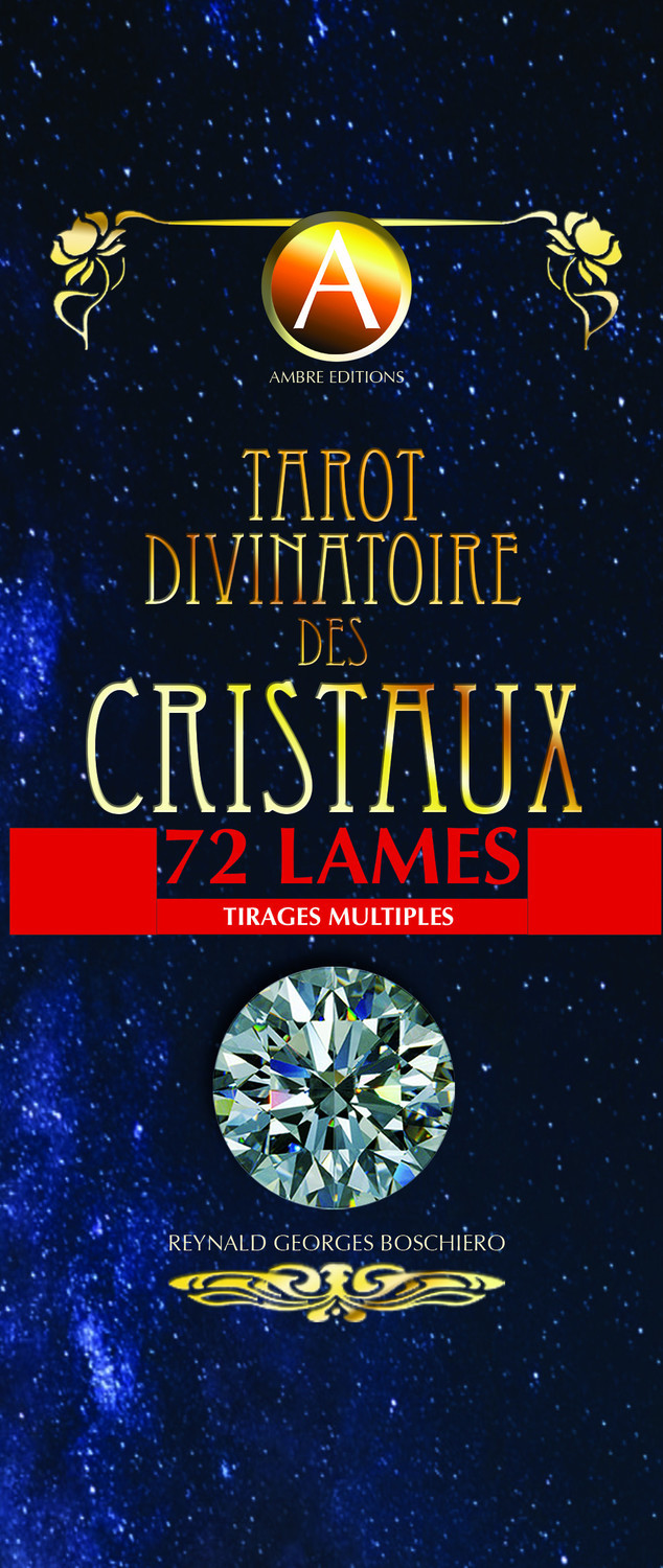 Tarot divinatoire des cristaux 72 lames - Coffret