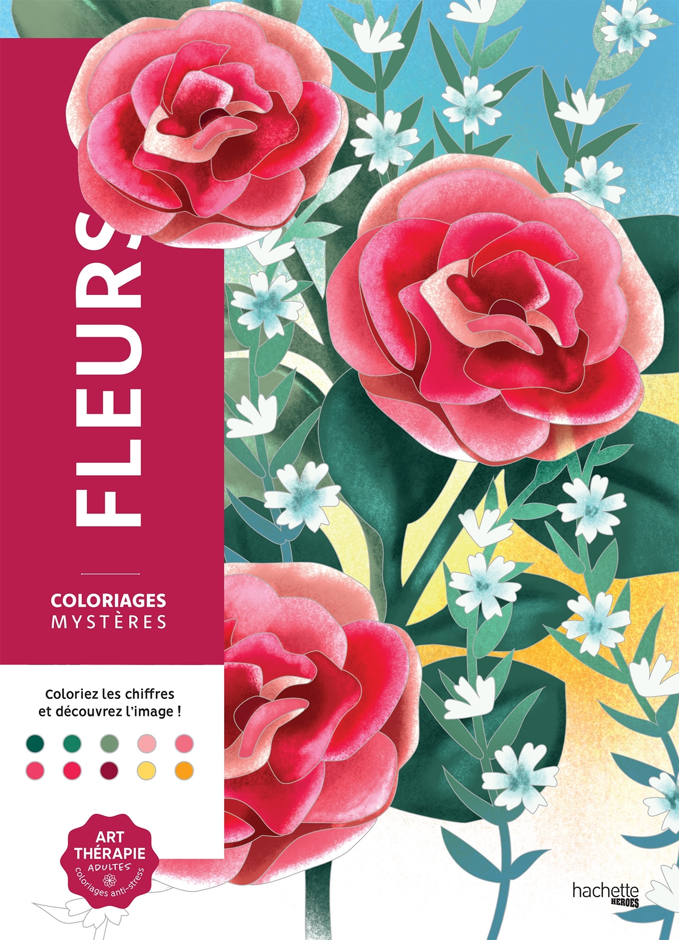 Coloriages mystères - Fleurs
