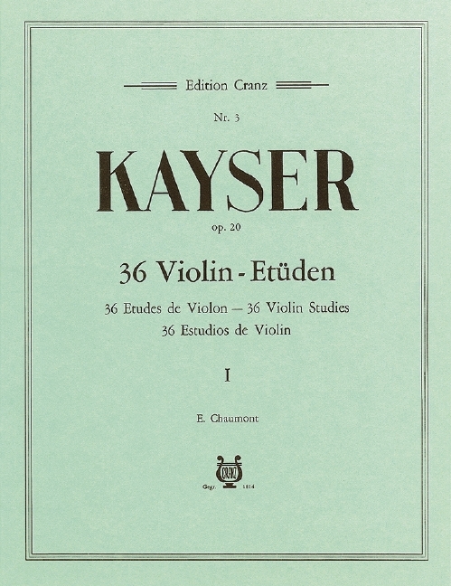 36 Etudes de Violon
