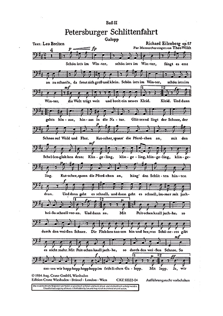 Petersburger Schlittenfahrt