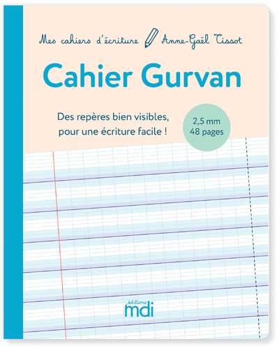 MDI Mes cahiers d'écriture Cahier Gurvan 2,5mm