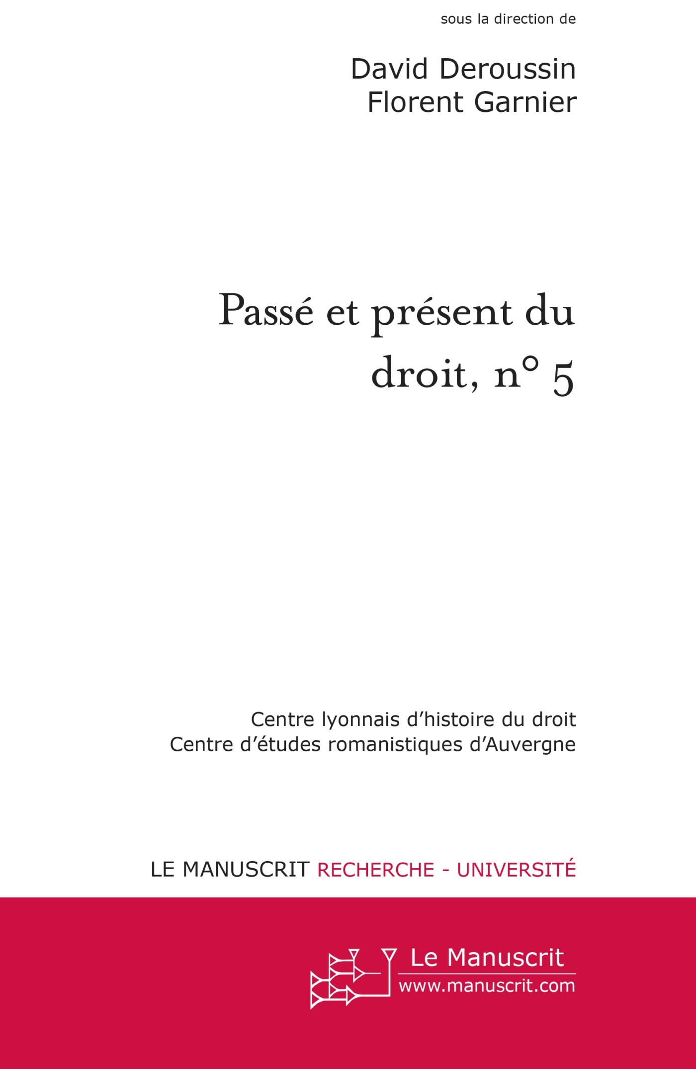 Passé et présent du droit, n° 5