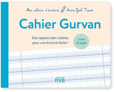 MDI - Cahier d'écriture Gurvan 3mm x5 - PCF