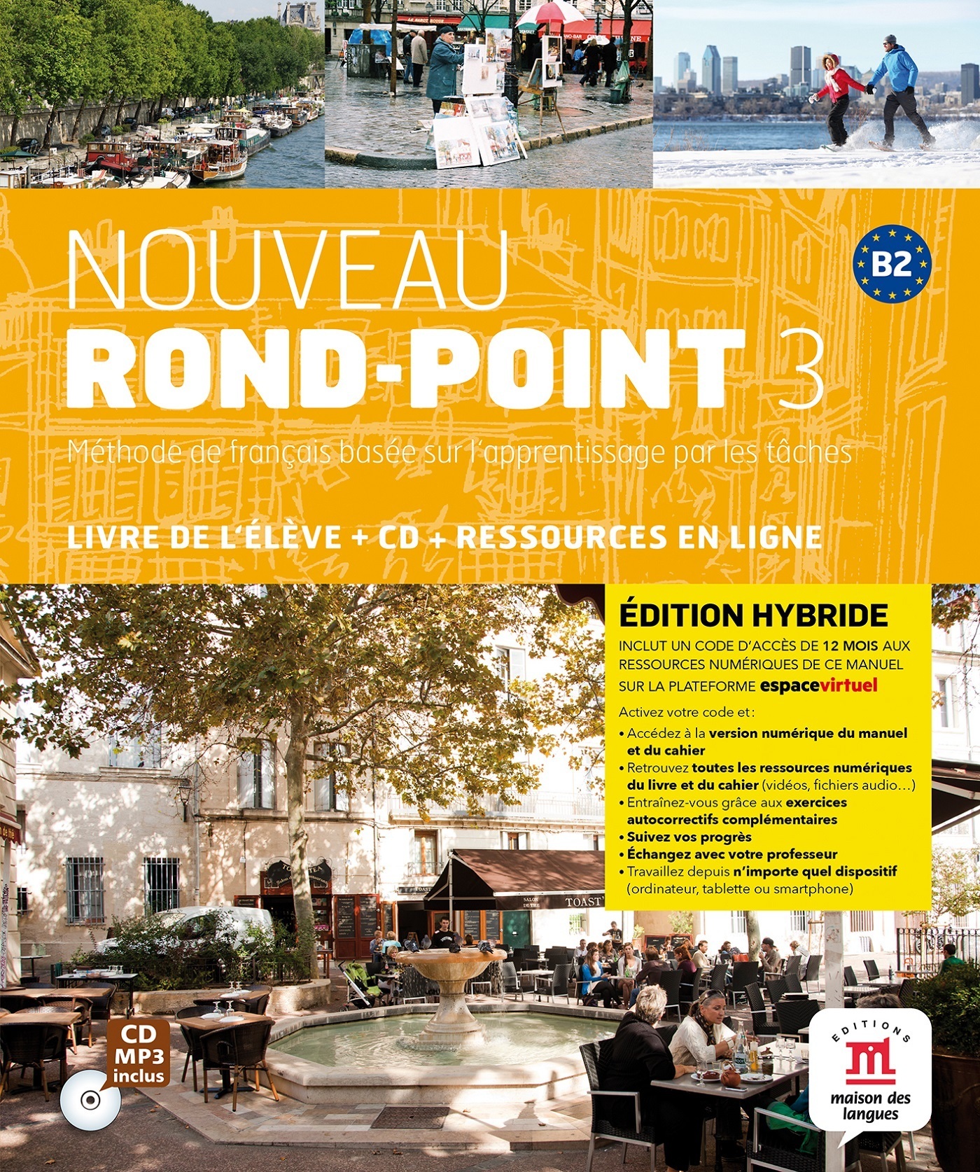 Nouveau Rond-point 3 - Livre de l'élève - Éd. hybride
