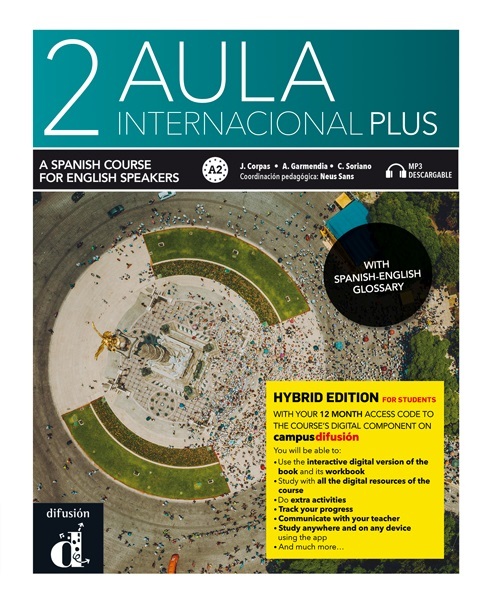 Aula Int. Plus 2 - Livre de l'élève - Éd. Hybride anglophone