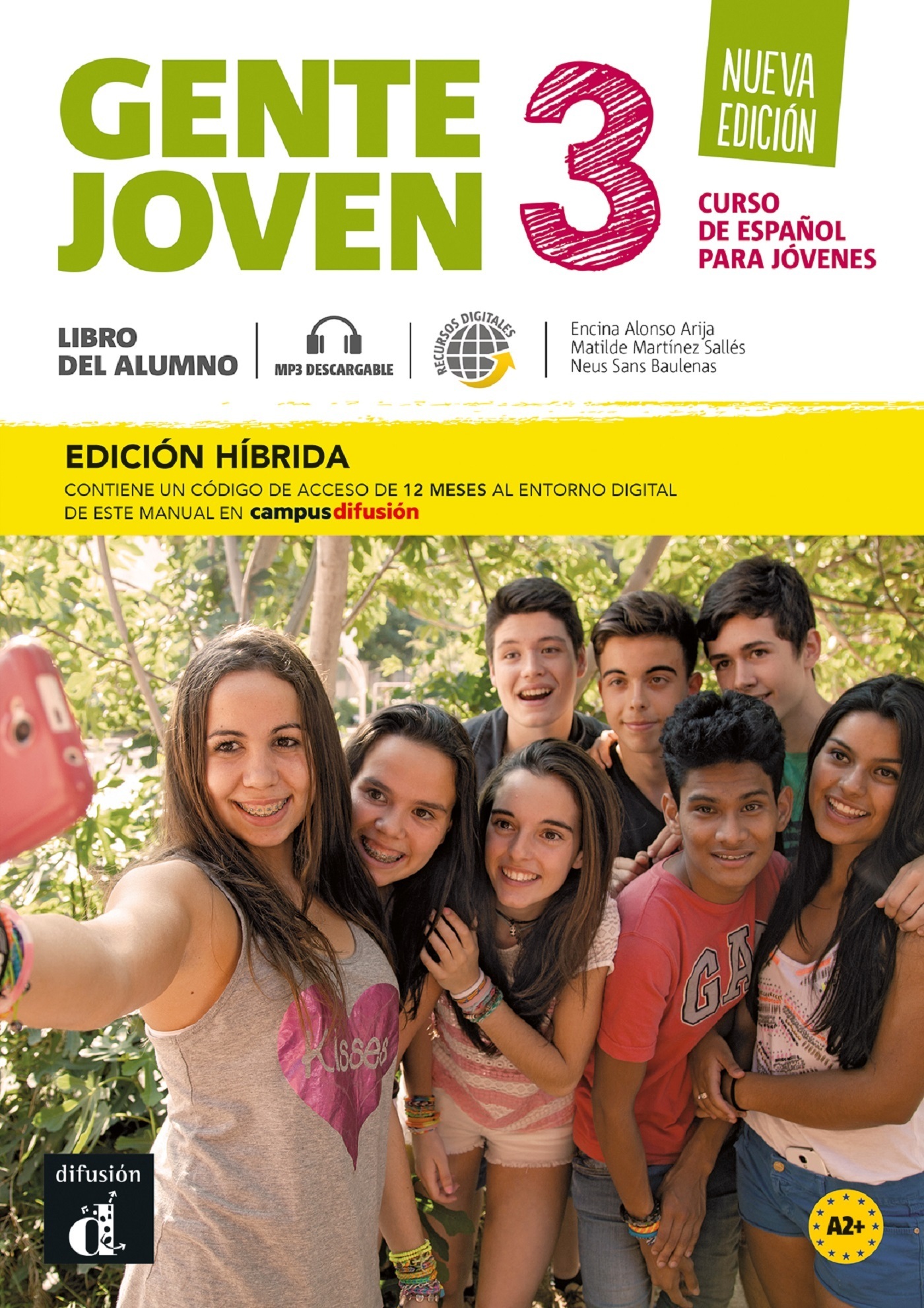 Gente joven N. E. 3 - Livre de l'élève - Éd. hybride