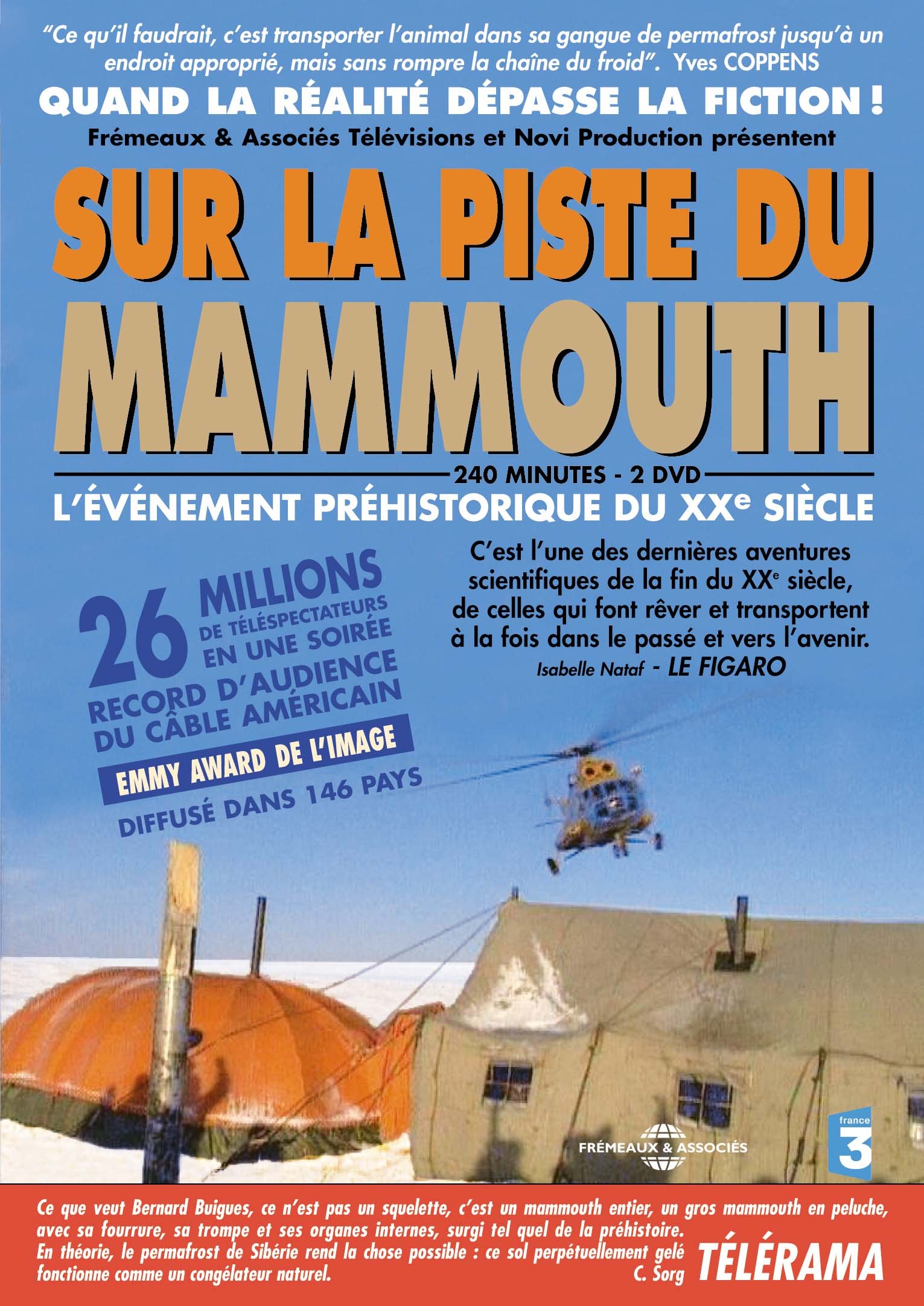 SUR LA PISTE DU MAMMOUTH FILM DOCUMENTAIRE SUR DVD VIDEO NTSC