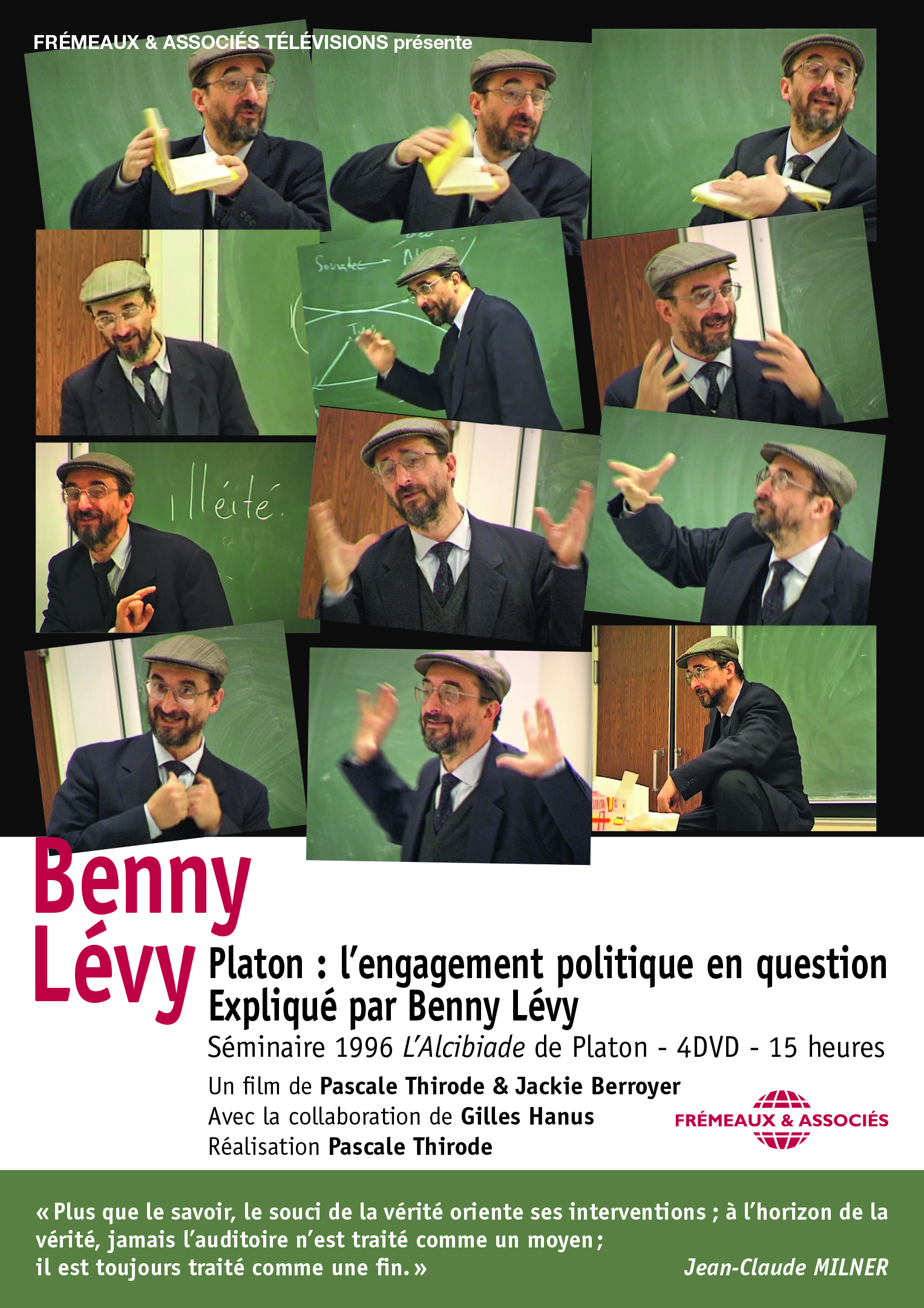 PLATON : L ENGAGEMENT POLITIQUE EN QUESTION EXPLIQUE PAR BENNY LEVY - SEMINAIRE 1996 L ALCIBIADE DE