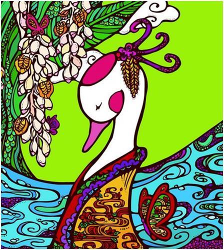 Island Treasures Coloring Book /anglais/japonais