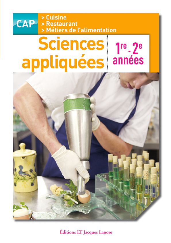Sciences appliquées 1re et 2e années - CAP cuisine et restaurant -  Pochette élève