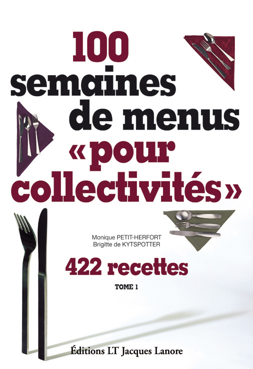 100 semaines de menus pour collectivités