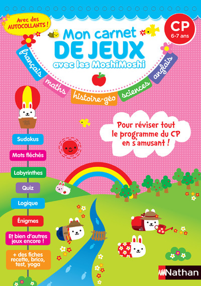 Mon carnet de jeux Moshi-Moshi CP